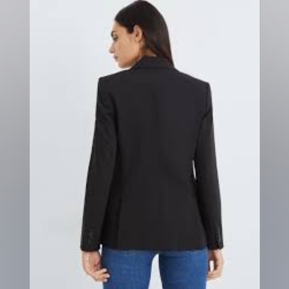 Veronica Beard 2 the "Classic Dickey Jacket" wool navy blue core - Picture 3 of 13